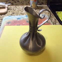 Pewter pitcher