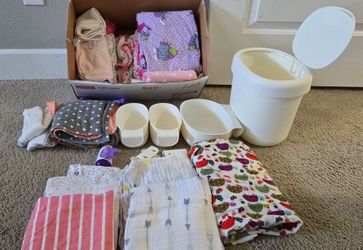 Baby swaddling blankets. Burp towels. Ikea accessories
