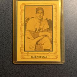 Sandy Koufax  ‘80 Baseball Legends Card