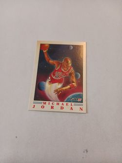 Michael Jordan 1997 Fleet Basketball Card