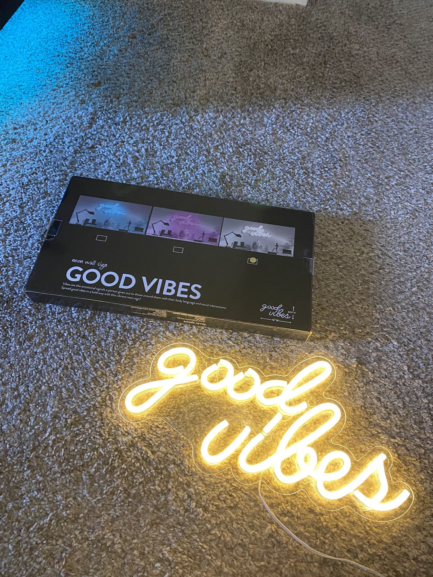 Good Vibes Neon Sign Small