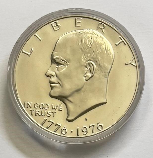 1976-S Eisenhower IKE Proof Silver Dollar