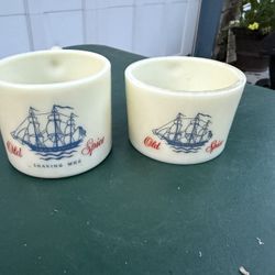 Vintage Old Spice, Shaving Mugs