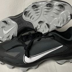 Brand New Nike Force Trout 8 Pro MCS Low Baseball Cleats Black Men Sizes 8.5, 10.5