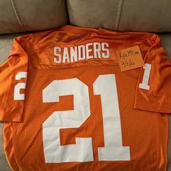 Barry Sanders Detroit Lions Jersey Lot.