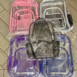 CLEAR BACKPACKS / MOCHILA CRISTALINA 