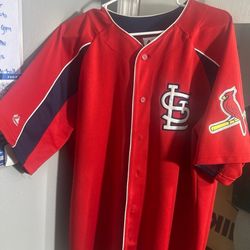  St.Louis Cardinals Stitched Majestic baseball jersey  
