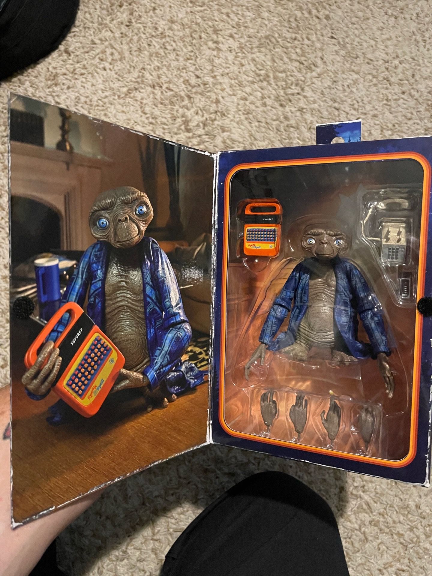NECA E.T. the Extra-Terrestrial 40th Anniversary Ultimate Telepathic action figure.