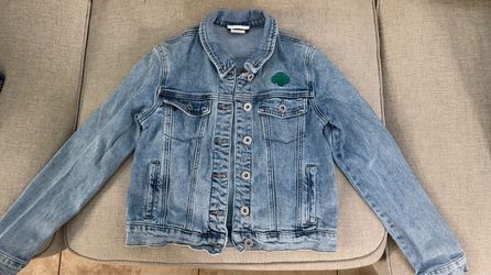 Girl Scout Denim Jacket Size Kids M