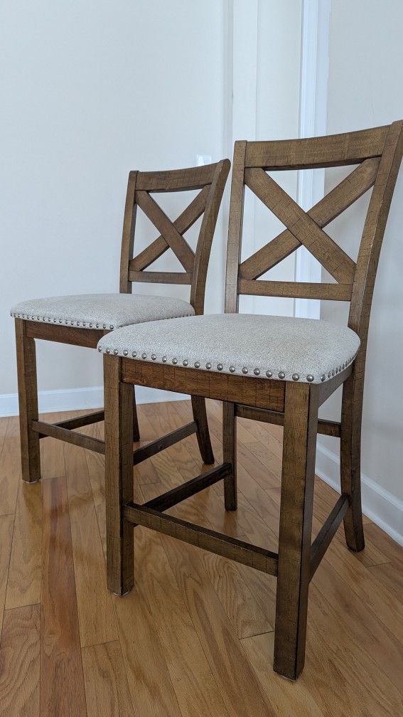 2 Moriville Counter Height Bar Stools