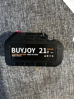 BUYJOY 21V Lithium Battery DC10-13
