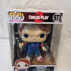 Funko Pop! Vinyl Jumbo 10 in: Chucky #973 Childs Play 2 Movie. New in Box 