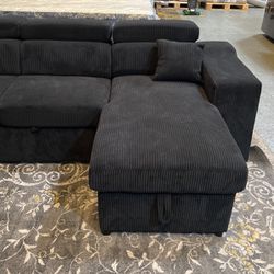 Storage Sectional Sofa Sleeper NEW 📦 