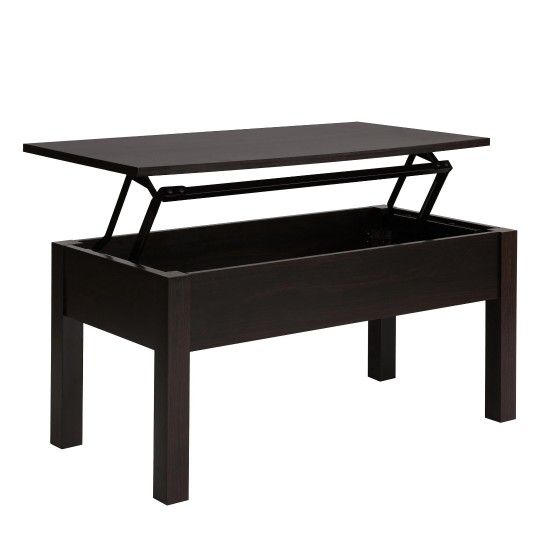 New Inbox Lift Coffee Table Espresso Color