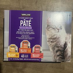 KKS Pate Cat Food Variety Pack, 3.5 oz, 45-count