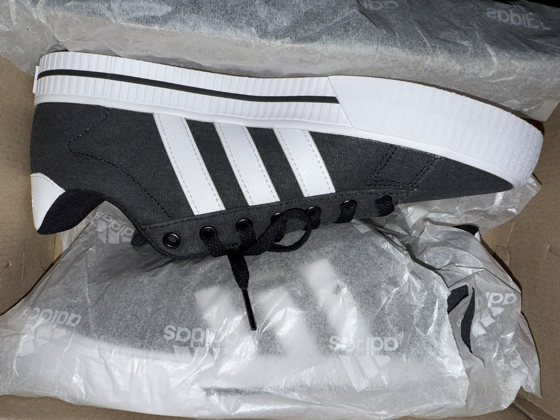 Adidas Daily 3.0 Black White Canvas