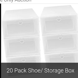 Shoe Storage Kit 20 Boxes
