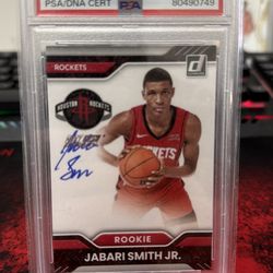 2022 Donruss Jabari Smith Jr Next Day Auto PSA DNA PSA 8