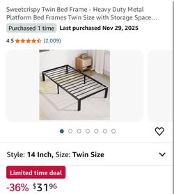 Bed frame