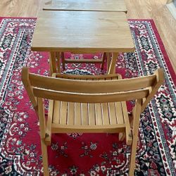 Tables and chairs