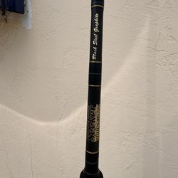 Black Steel Graphite Seeker Fishing Rod