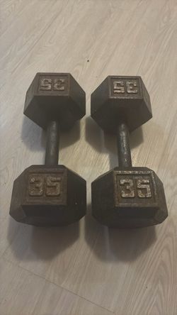 35 pounds weights