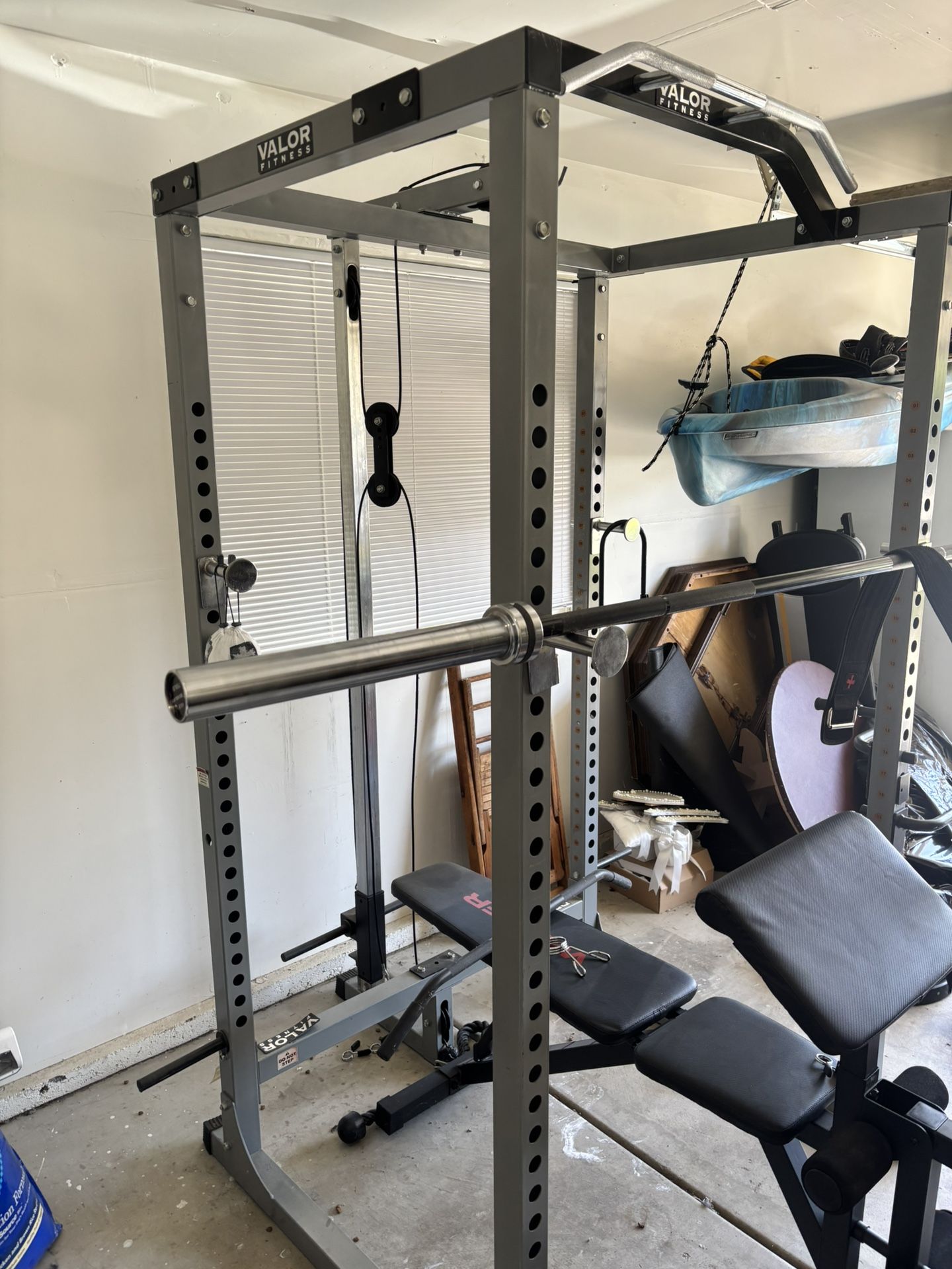 Weights/weight Rack/ Bench/ 230 Lbs Of Bumper Plates