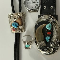 Silver And Turquoise Jewelry I Paid 2,500 For What I Have I’ll Let it All All Go For 2000