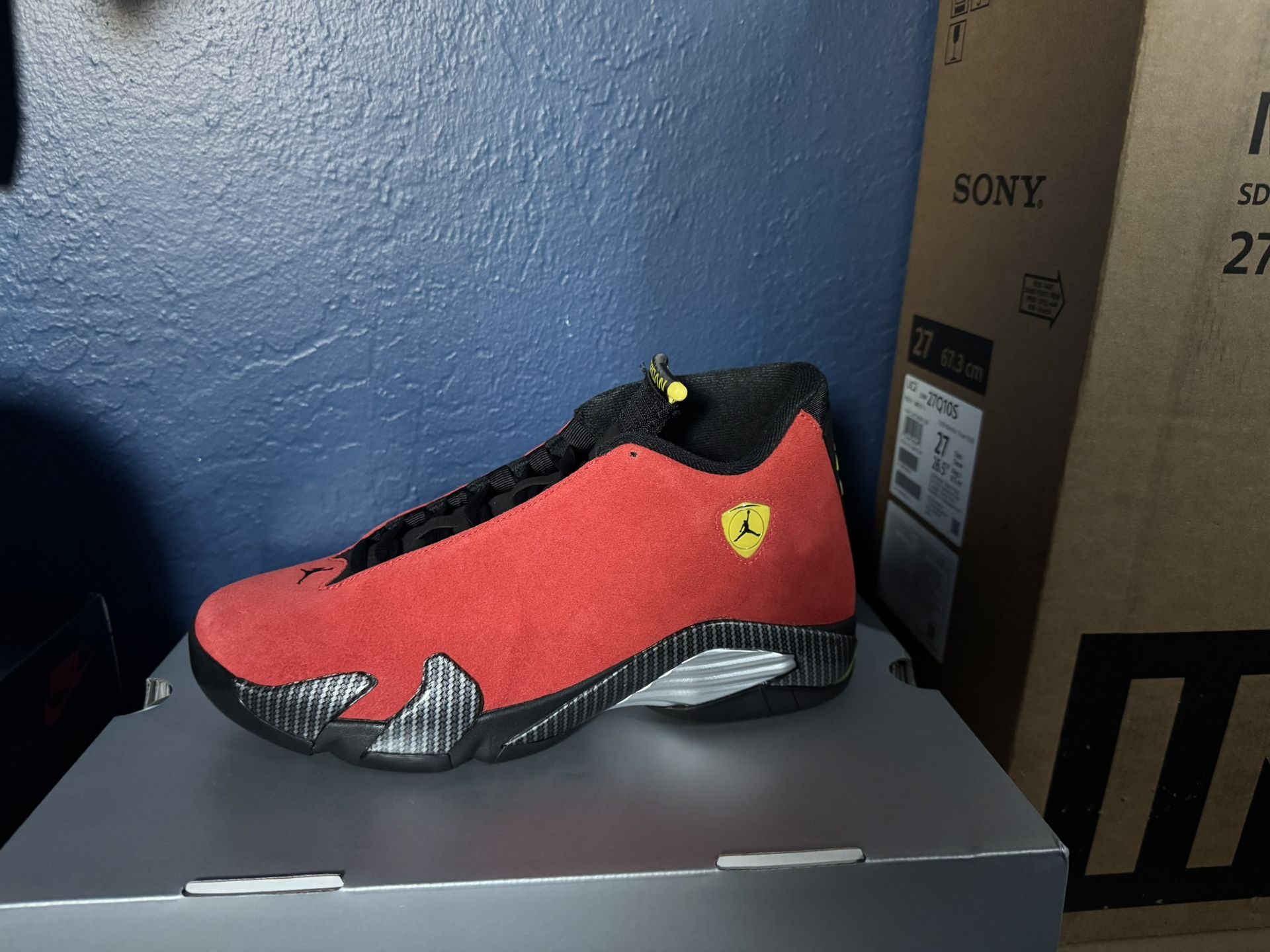 Jordan’s Grape 5’s Ferrari 14’S $350 Each