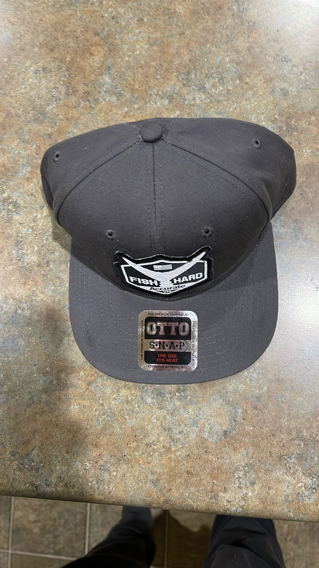 Accurate Fish Hard Flat Bill Hat New