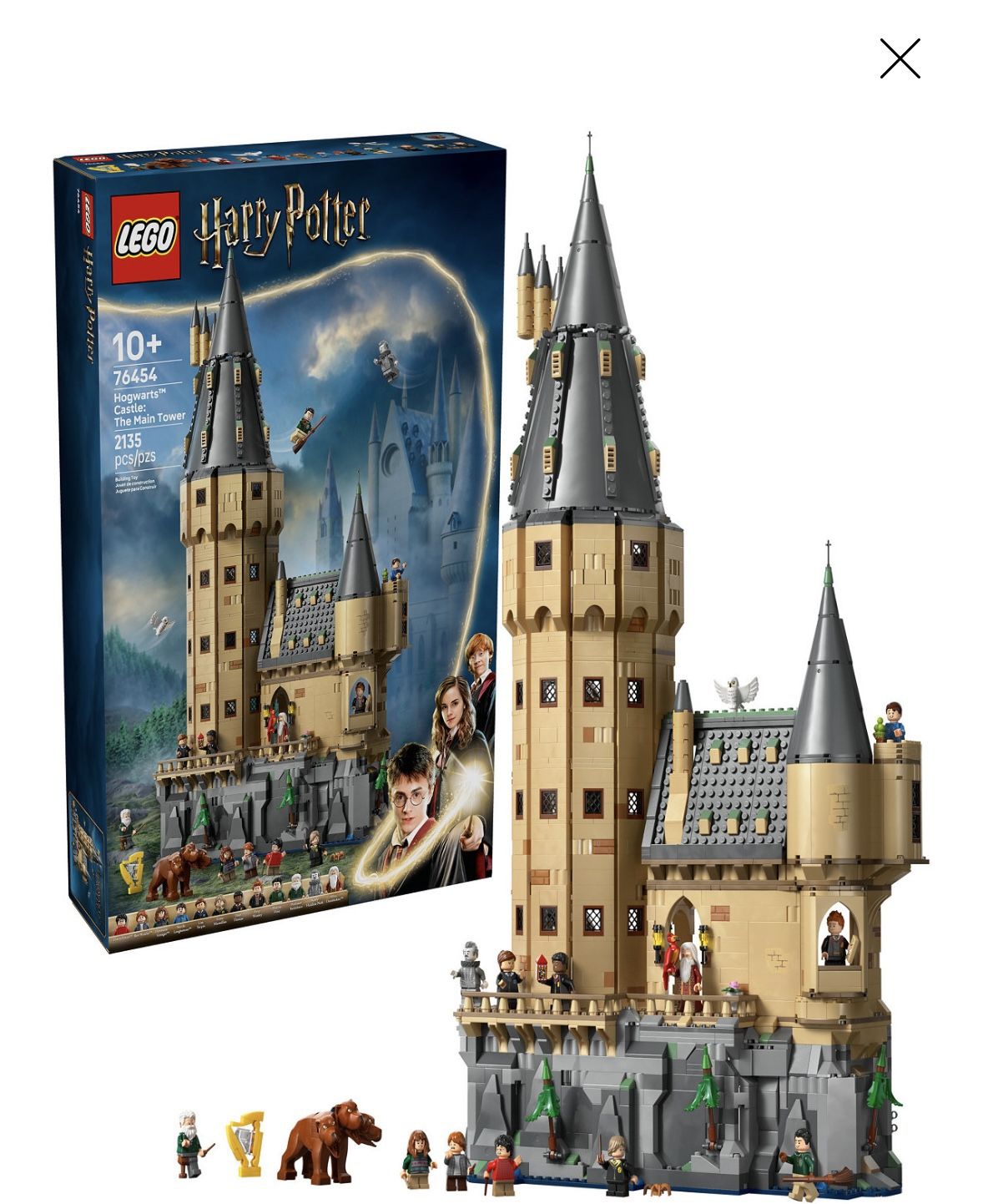 LEGO Harry Potter Hogwarts Castle: The Main Tower Complete Set 76454