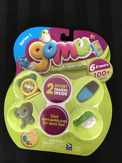 New GOMU eraser eraserland: Series one baby elephant gray puzzle eraser.