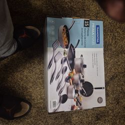 15 Piece Nonstick Cookware Set