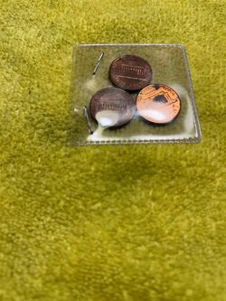 US Lincoln Memorial Pennies Lot of 3 from 1971