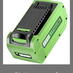 MAFACBAC 29472 For Greenworks 40V Battery: 40 Volt 6.0Ah 29 252 Lithium Battery Replacement For Greenworks G-MAX 40V Lawn Mower Too