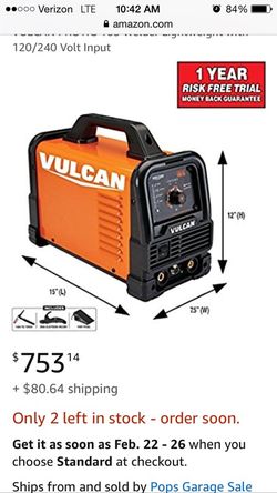 Vulcan 165 protig new