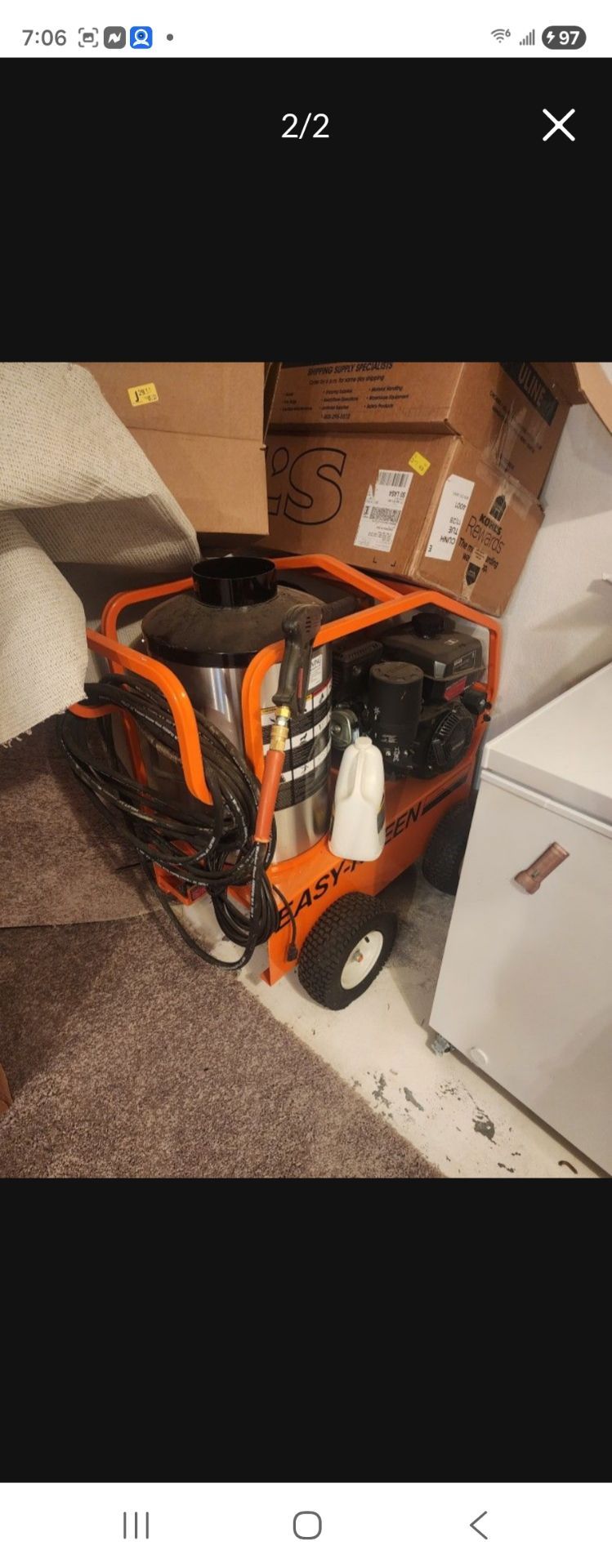 Commercial pressure washer