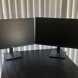Dual 24” HP Monitors