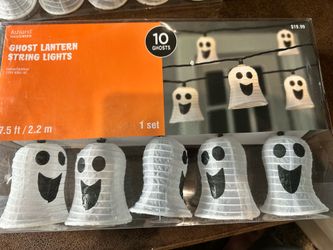 Ghost lantern string lights