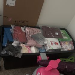 Two Bins With Wide Range Of Things 