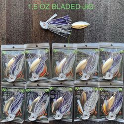 1.5 OUNCE BLADED JIG, LURES, FISHING TACKLE