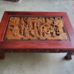 Mid Century Oriental Coffee Tea Table Asian Table 