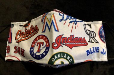 Face cover mask baseball double layer