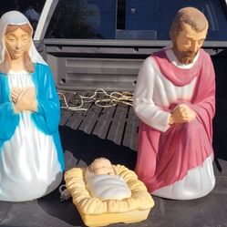 Nativity Scene Blow Mold Set