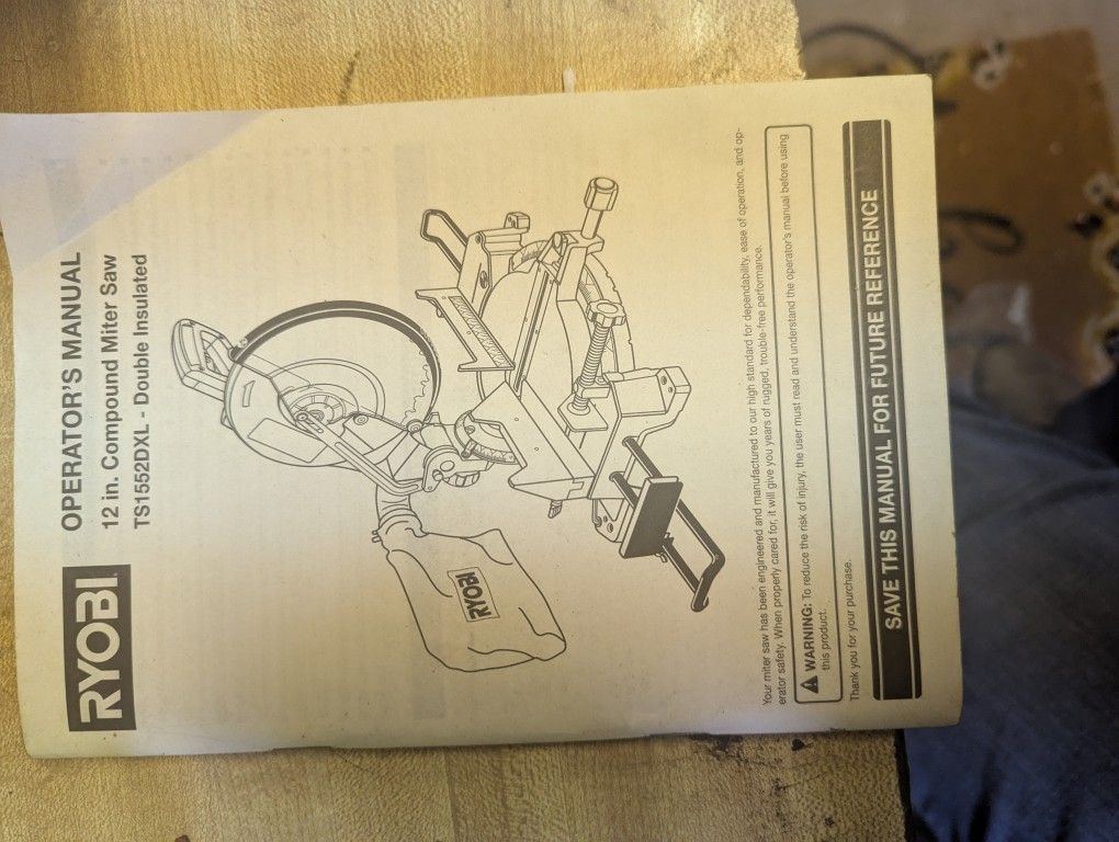 Ryobi 12" Compound Miter Saw