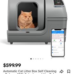 Extra Large Robot Cat Litter Box 