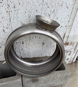 Stainless Steel Round HVAC Duct Fitting / Takeoff – Heavy Duty