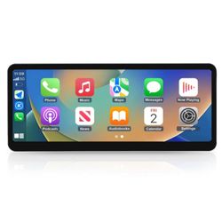 NINETOM Car Stereo Radio for Mercedes-Benz 2013-2015 E-Class W212, Wireless CarPlay Android Auto, 12.3” Touch Screen Head Units, GPS WiFi Bluetooth
