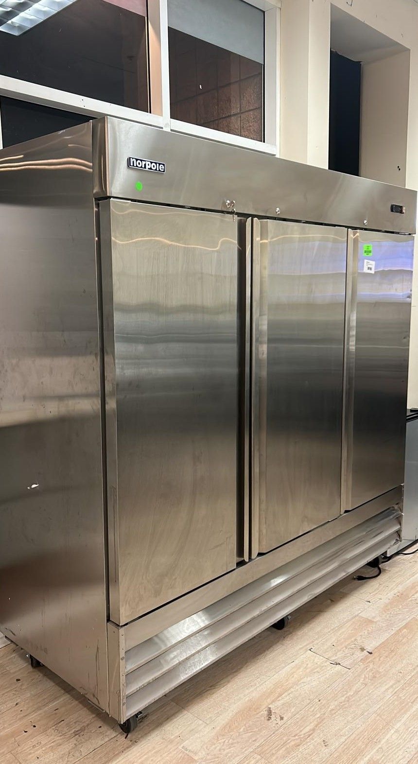 Norpole NP3R 81 in. W 72 cu. ft. 3Door Commercial Refrigerator for