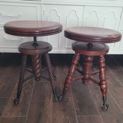 Antique Piano Stools